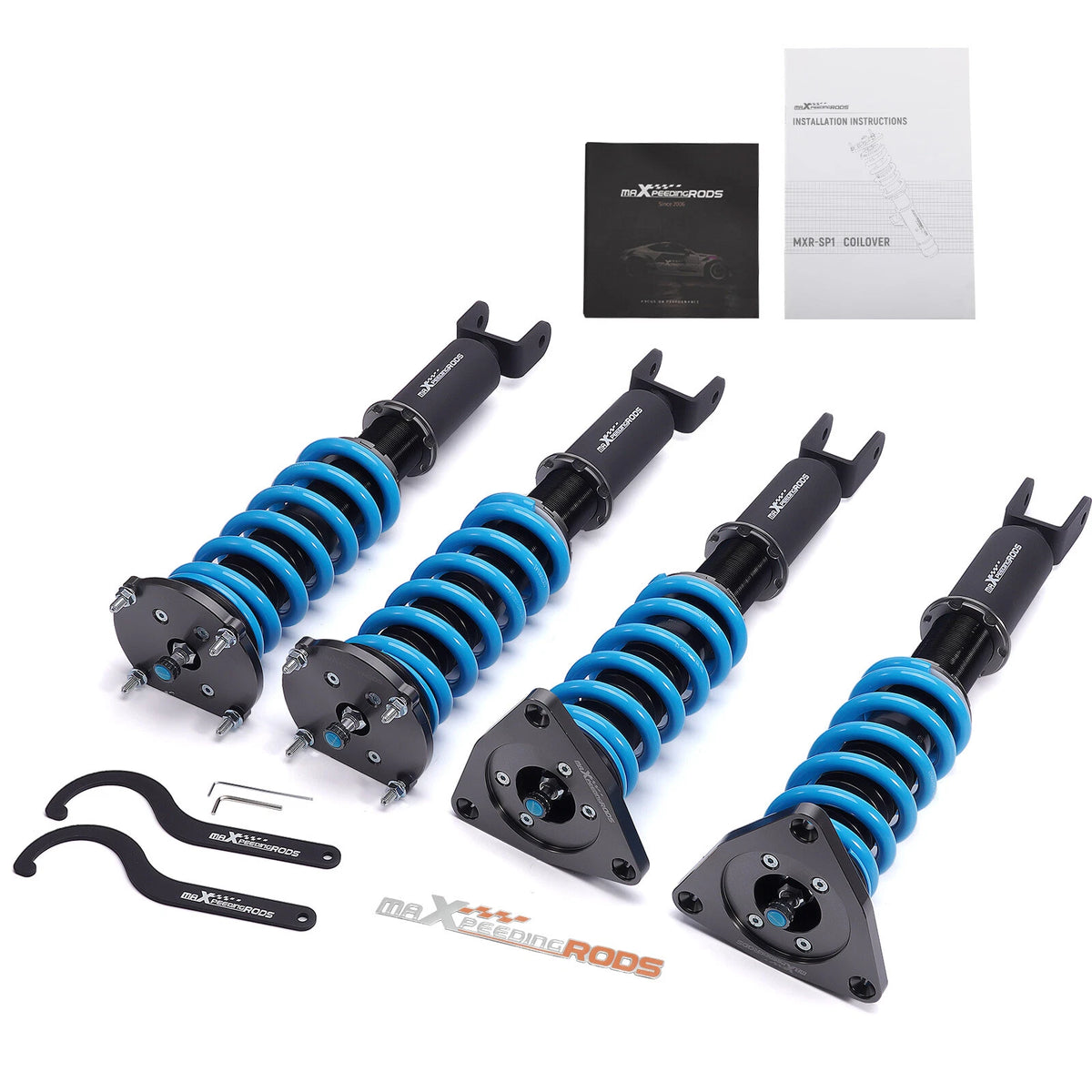 24 Level Adjustable Coilover Shocks Kit for Audi A8 Quattro (2004–2010)