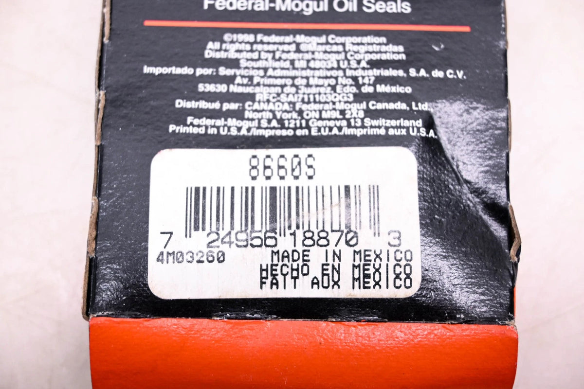 Oil Seal for Federal Mogul 8660S, 4MO3260 (NOS)