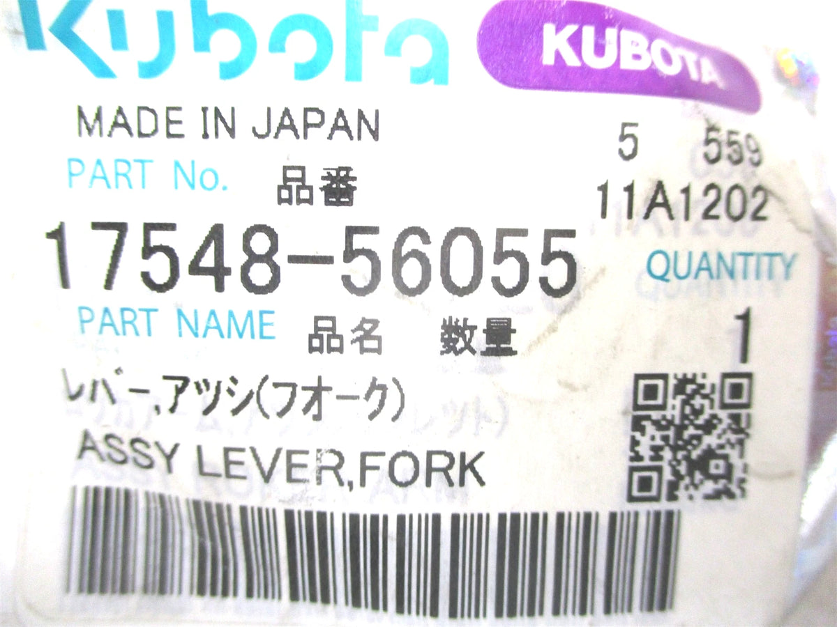 Fork Lever for Kubota J106 GL6000 GL6000A GL6000D GL7000 (17548-56055)