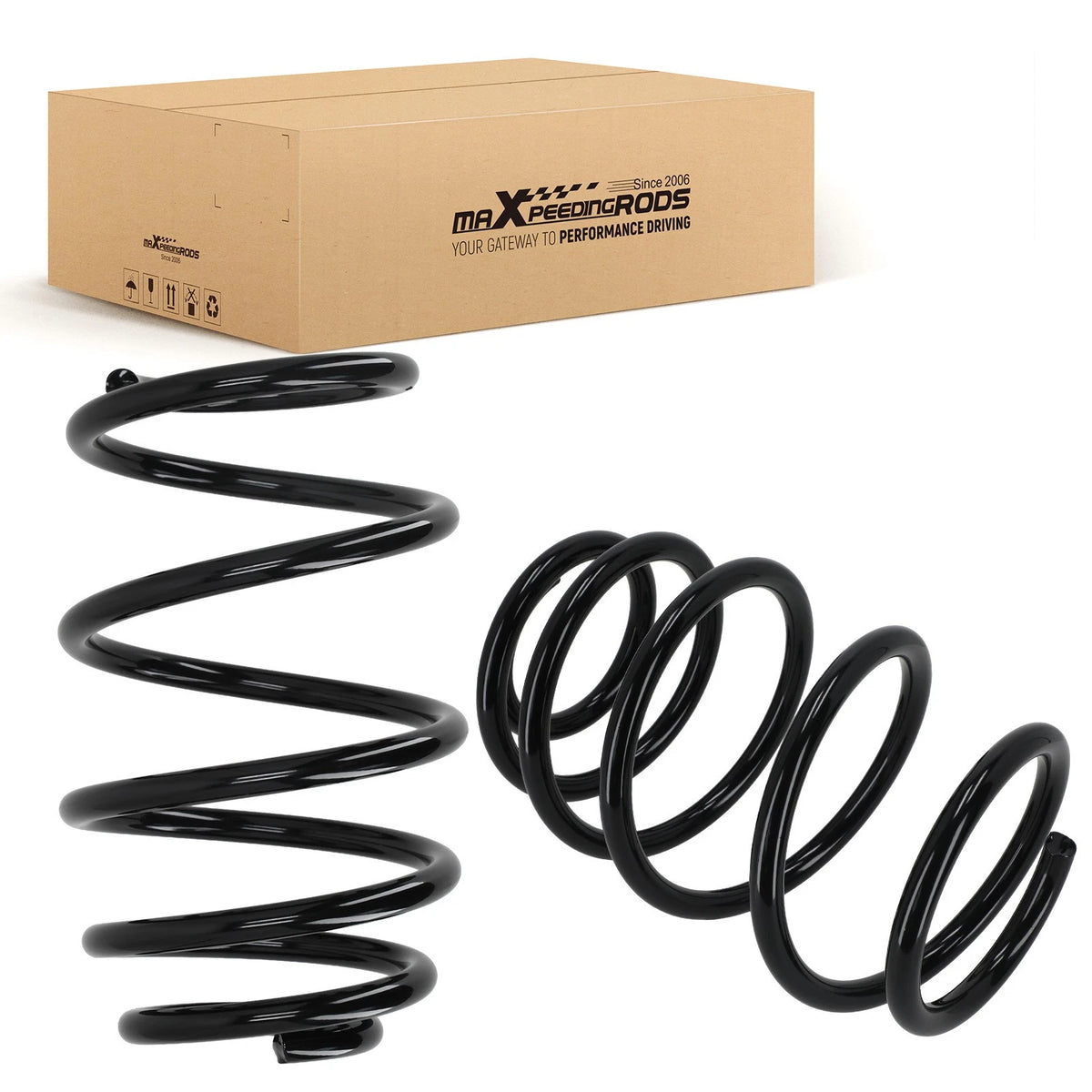 Set of 2 Rear Coil Springs for Jeep Liberty (2002–2007) 81057