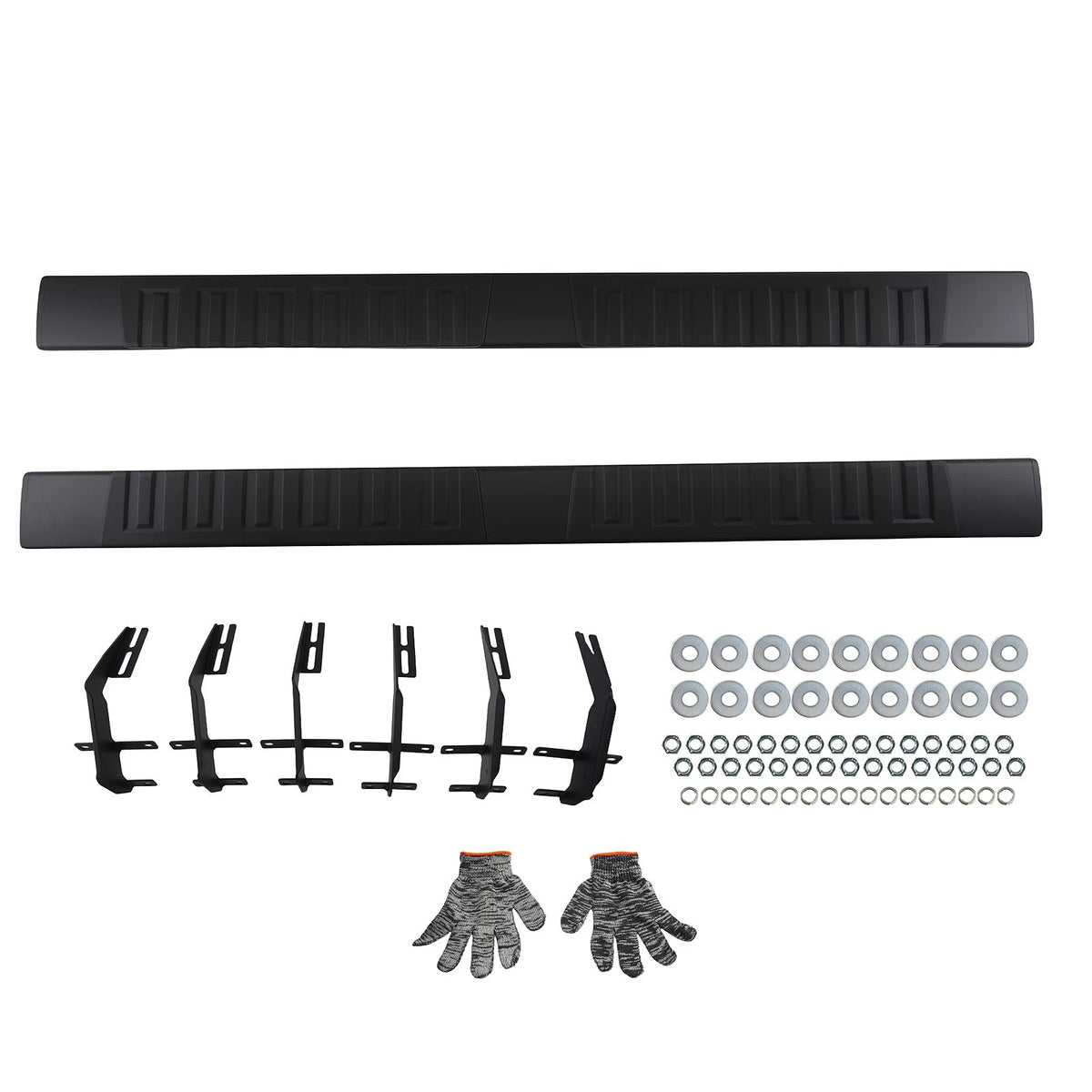 Set of 2 6" Side Step Running Boards for Ford F-150 Super Crew Cab (2015–2025)