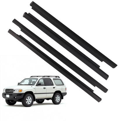 4X Weatherstrip Molding Trim for Toyota Sequoia (2001–2007) 757200C010