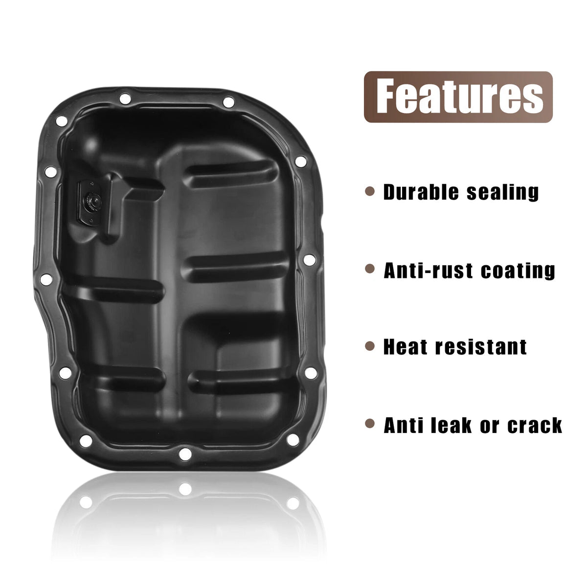 Engine Oil Pan for Toyota Corolla Prius Matrix Scion xD Lexus CT200H (2009–2015) 1210237010
