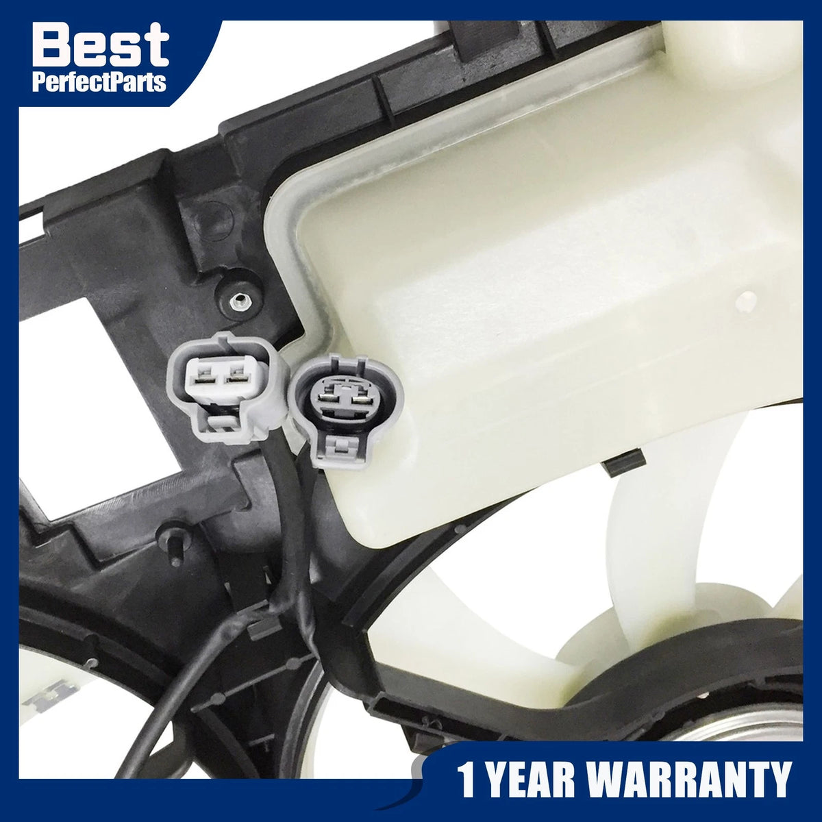 Radiator Cooling Fan with Reservoir Tank for Toyota Sienna (2004–2005) 163630A130