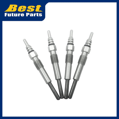 Set of 4 Diesel Glow Plugs for Volkswagen Jetta/Passat/Golf/Beetle (1997–2004)