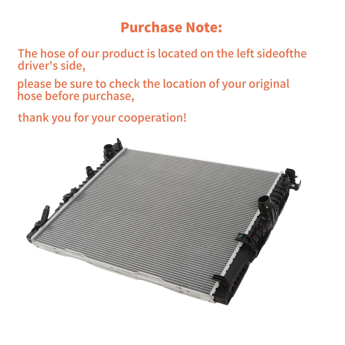 Aluminum Radiator for BMW 530i 540i 740i (2017–2019) 17118743663