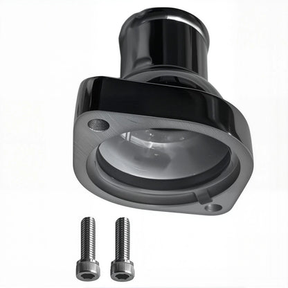 Polished Water Neck Thermostat Housing for Chevy LS LS1 LS2 LS3 L76 (2001–2023)