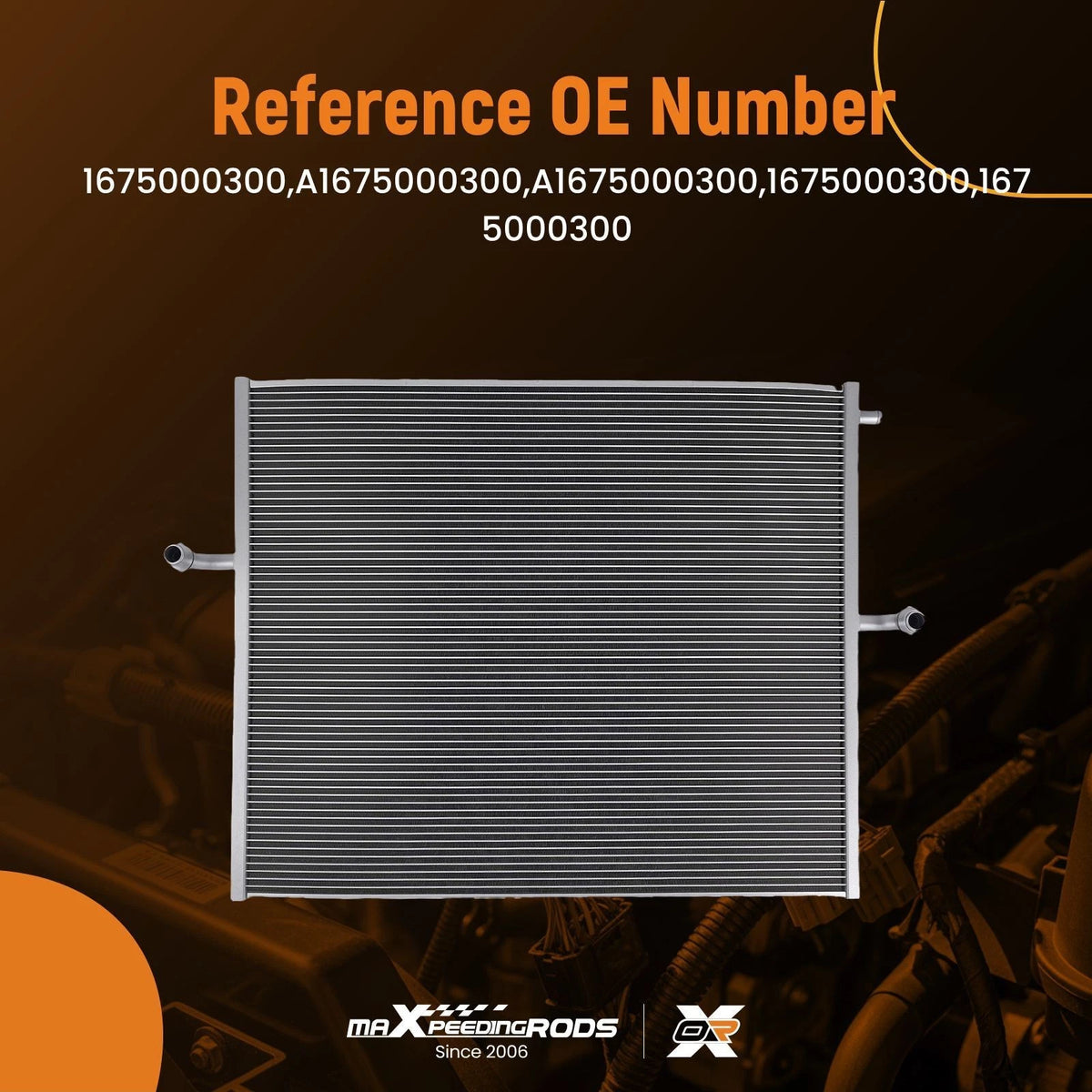 Radiator for Mercedes-Benz GLE350/GLE450 W167 (2020–2023) A1675000300