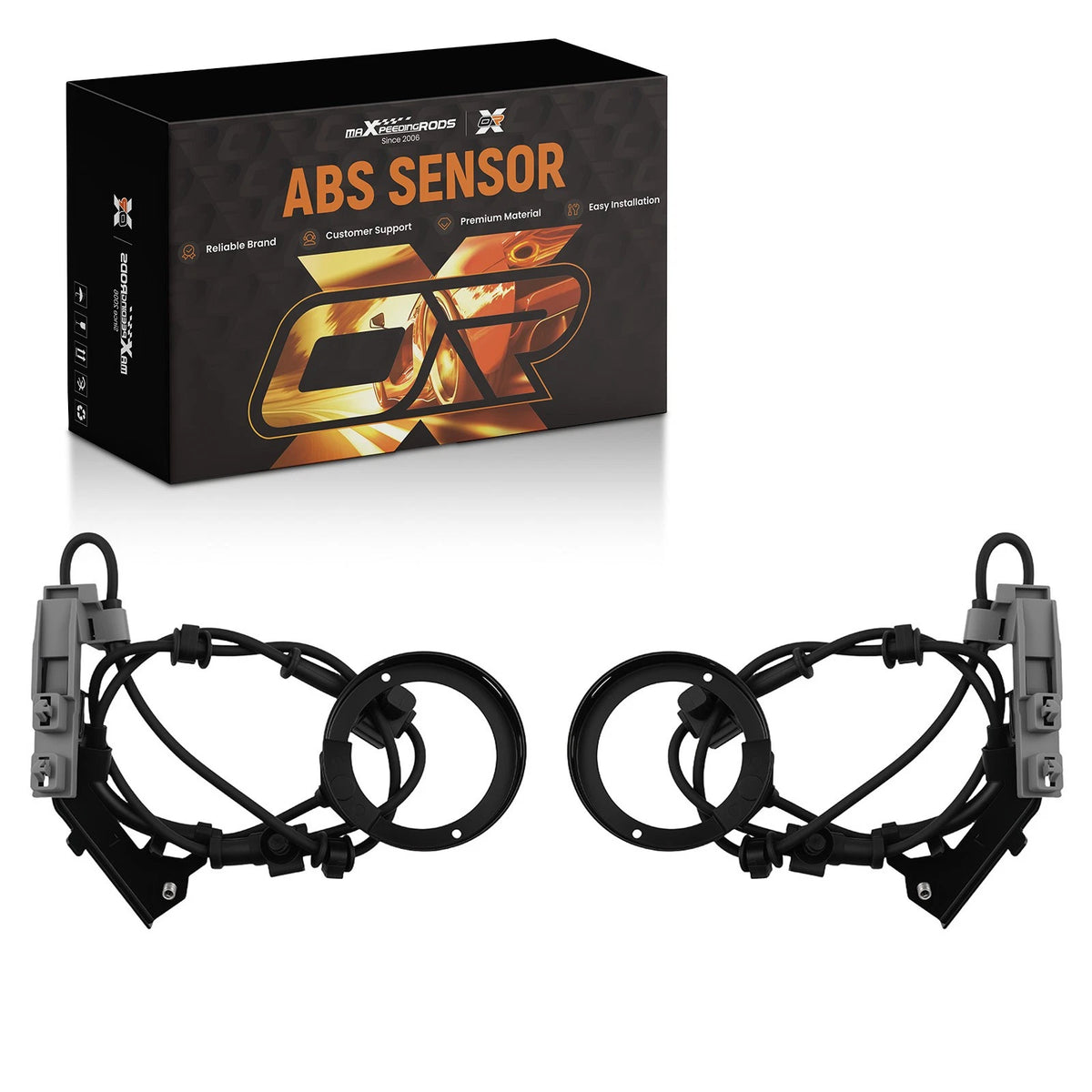 2X ABS Sensor Kit Front L/R for GMC Canyon Colorado Isuzu I-350 (2004–2008) 5S7982