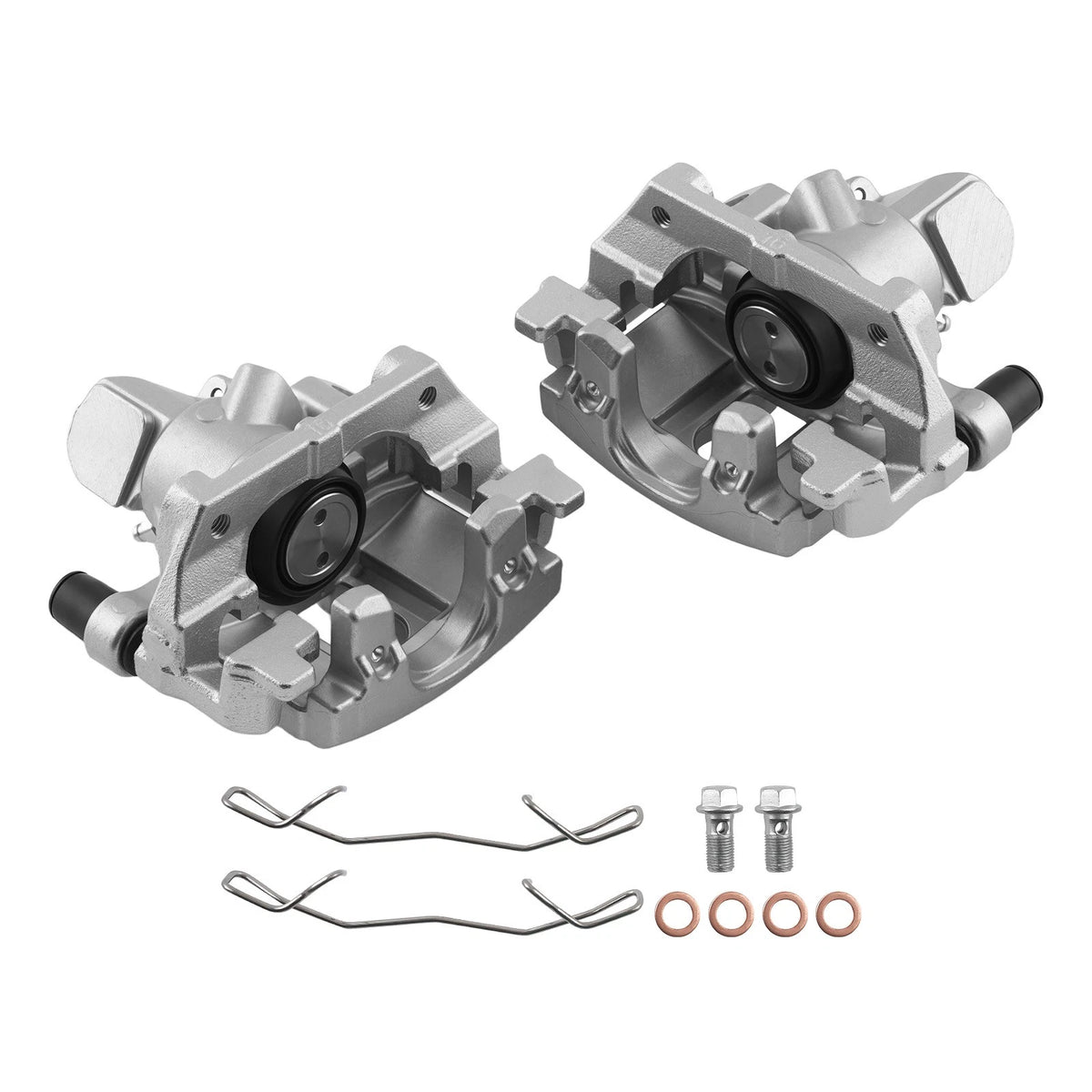 Rear Brake Calipers Pair for Mazda 3 (2004–2008) L4 2.3L with Bracket