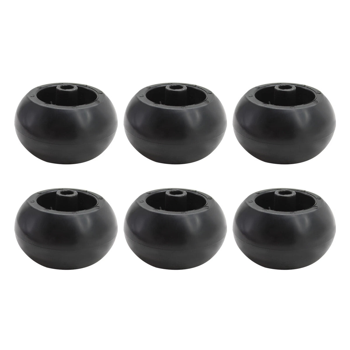 6Pk 5" Anti-Scalp Deck Wheel Kit for Exmark (Fits 103-3168, 103-4051, 103-7263, 109-9011)