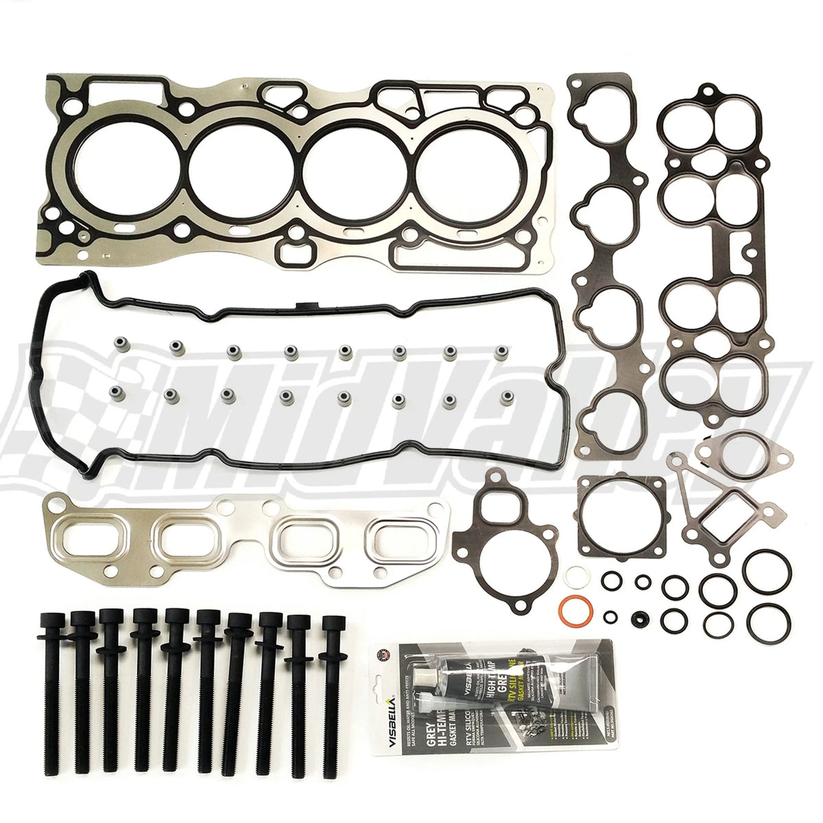 Engine Head Gasket Set with Bolts for Nissan Altima Sentra SE-R (2002–2006)