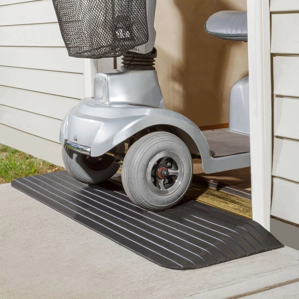Rubber Solid Threshold Ramp for Silver Spring (1-1/2" Maximum Rise)
