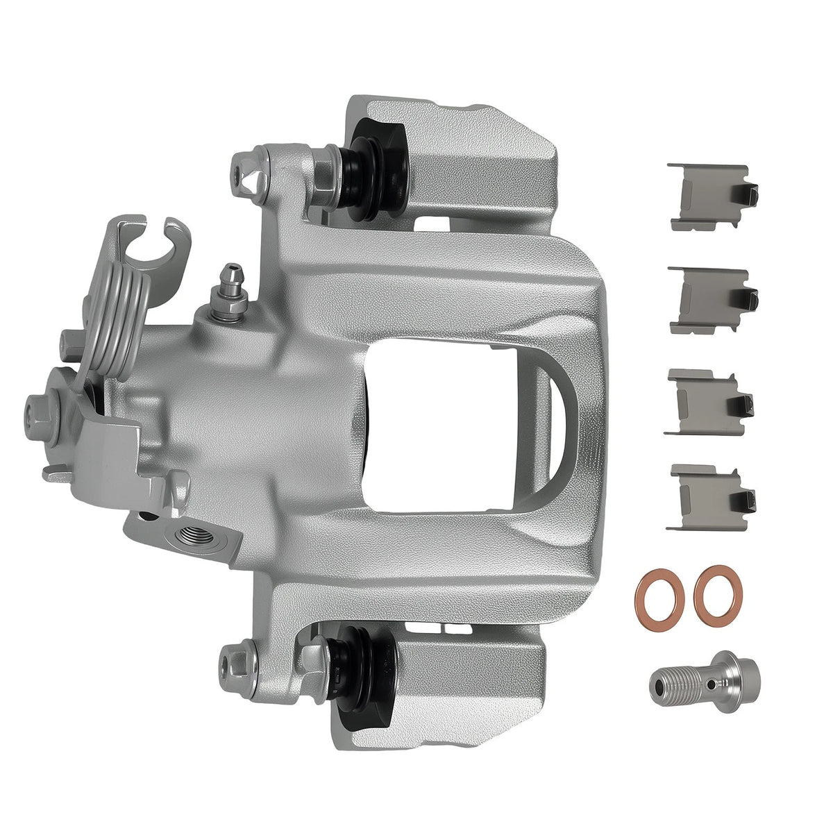 Rear Right Disc Brake Caliper w/Bracket for Lincoln MKX (2011–2015) 1.68" Piston