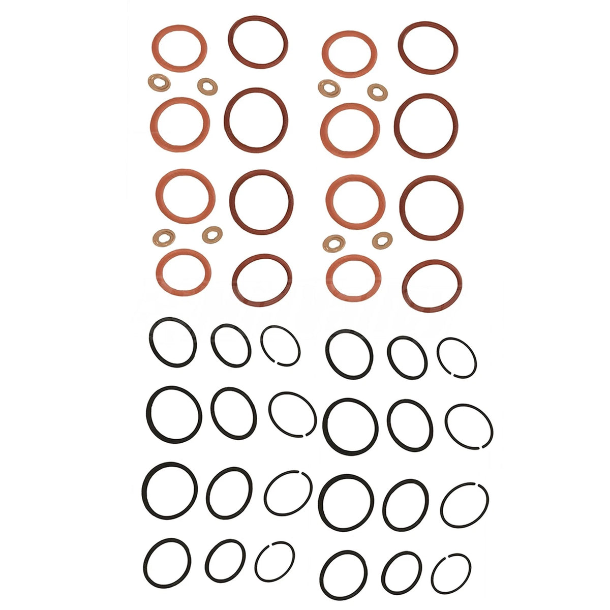 4X Fuel Injector O-Ring Set for Ford F450 F550 (1999–2003)