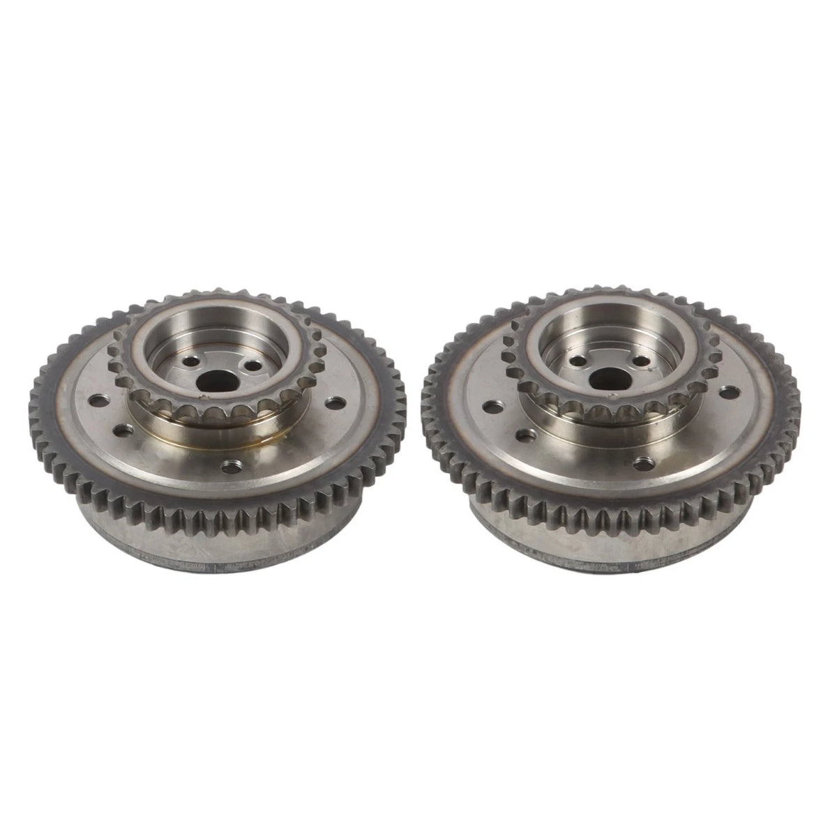 Set of 2 Timing Chain Kit Camshaft Adjuster for Ford Lincoln Edge F-150 Mustang (3.5L)