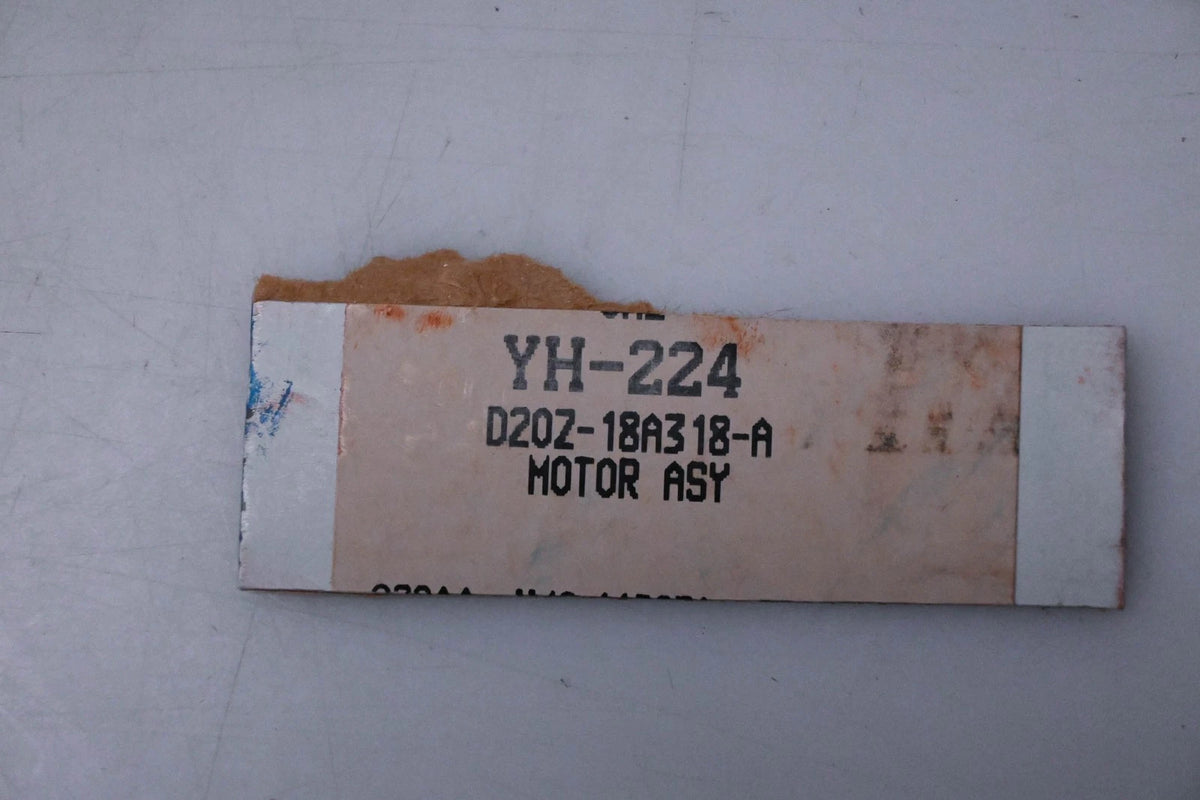 OEM Vacuum Motor Assembly YH-224 D2OZ-18A318-A for Ford (1990–1994)