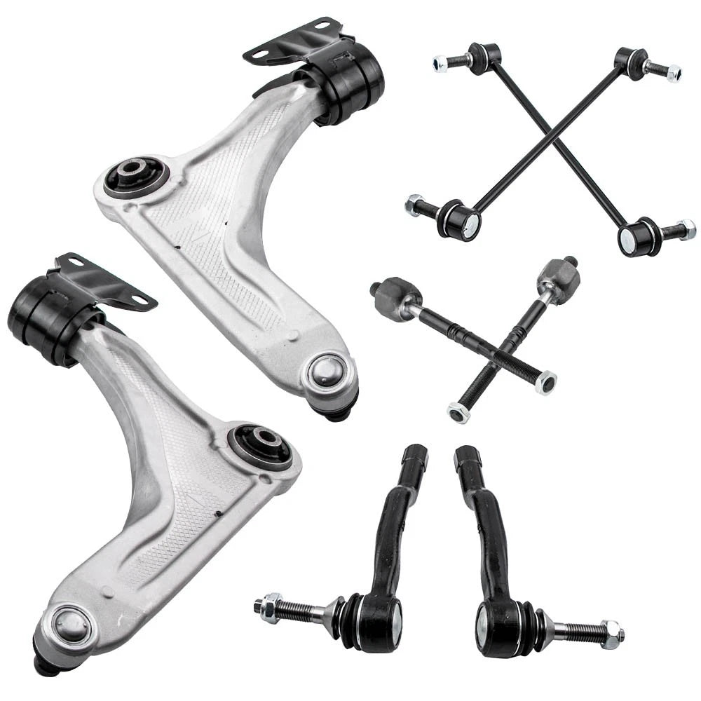 Set of 8 Front Lower Control Arms w/Ball Joints for Ford Fusion (2013–2020)