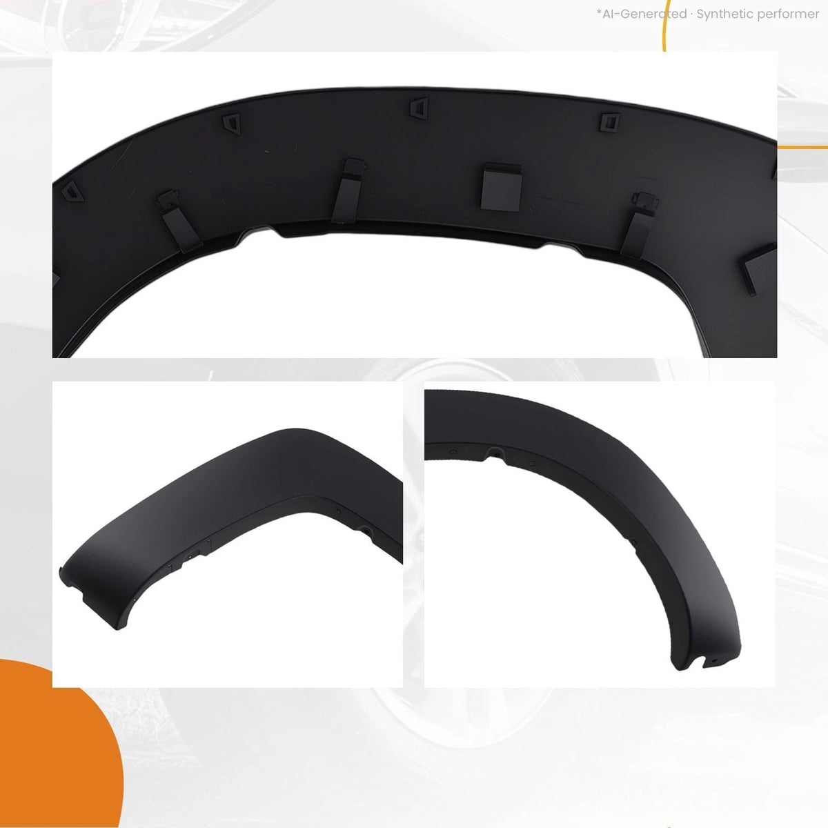 Rear Passenger Side Fender Flare Trim for Toyota Tacoma T Pro (2015) RH