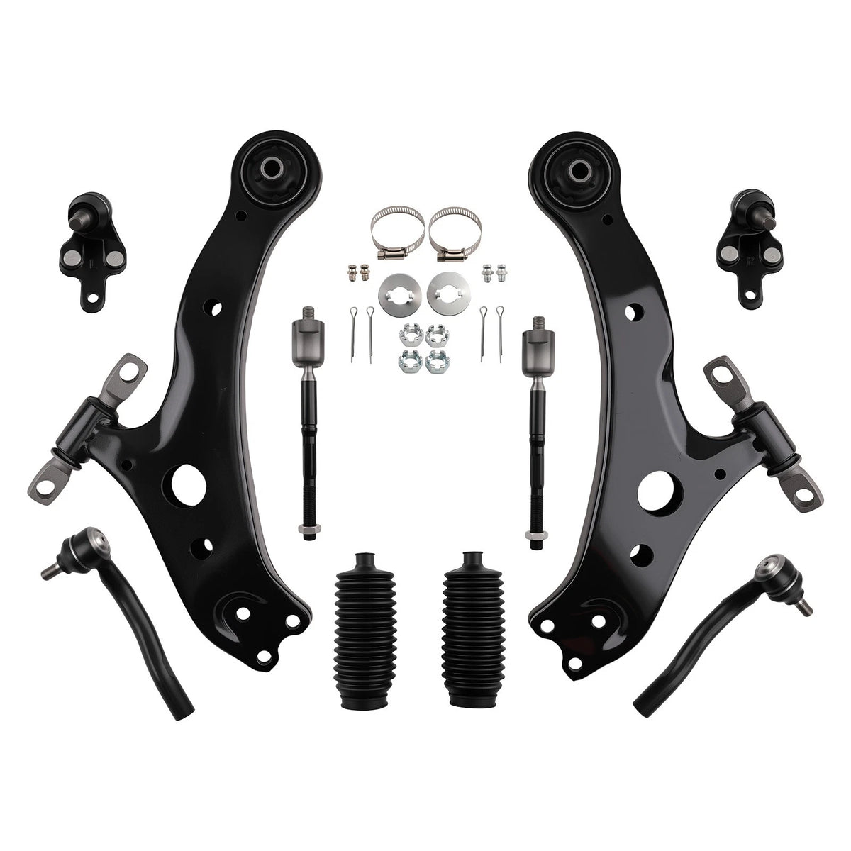 10Pc Front Lower Control Arm Tie Rod End Ball Joint for Camry ES330 Solara (2004–2006)