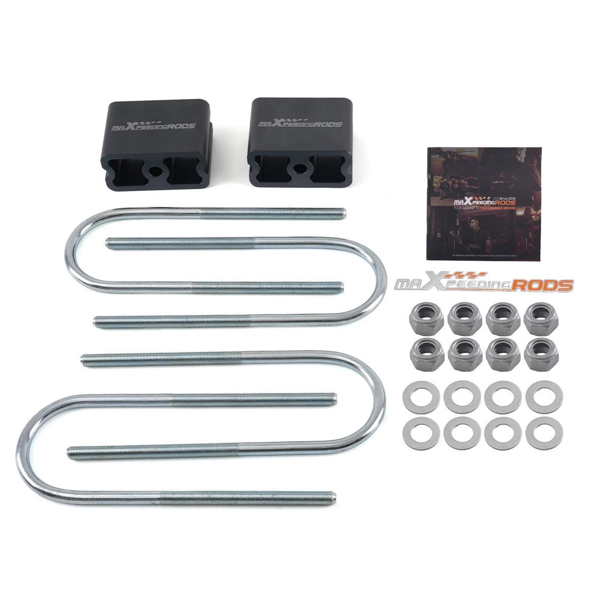2" Rear Lowering Block Kit for Chevy Colorado/Canyon 2WD (2004–2012) Billet Aluminum