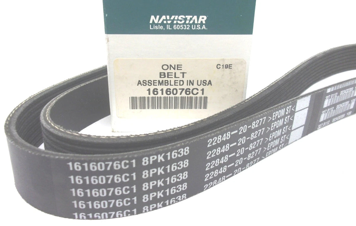 Serpentine Belt 8PK1638 for Ford (1616076C1, Gates K080645HD)