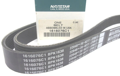 Serpentine Belt 8PK1638 for Ford (1616076C1, Gates K080645HD)