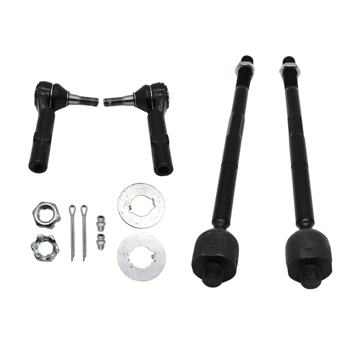 Set of 2 Front Inner Outer Tie Rods for Chevy Suburban Tahoe Silverado Sierra 1500 Yukon