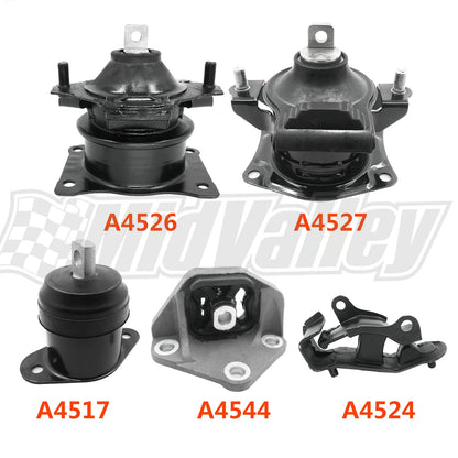 Set of 5 Engine Motor & Trans Mounts for Acura TL 3.2L (2004–2006)
