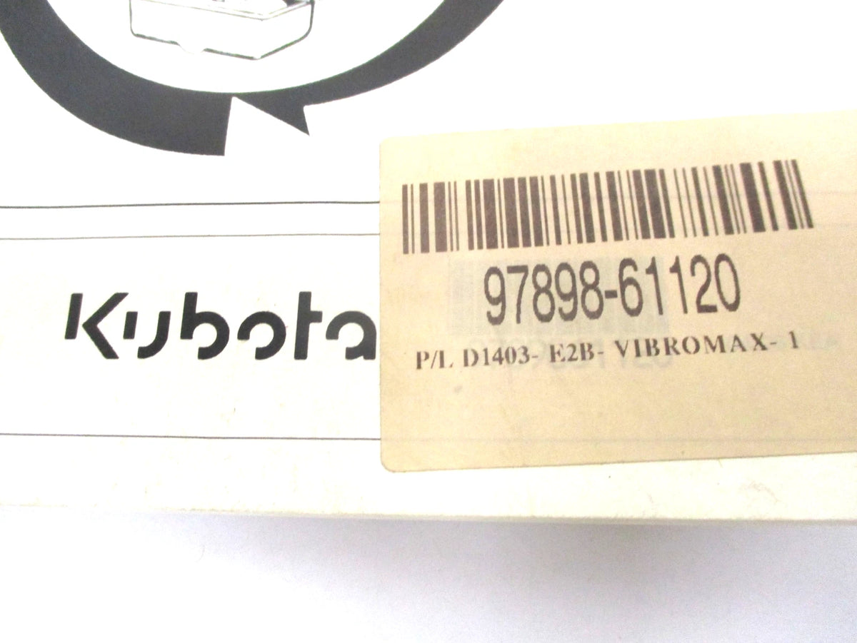 Illustrated Parts List for Kubota D1403-E2B-Vibromax-1 Diesel Engine