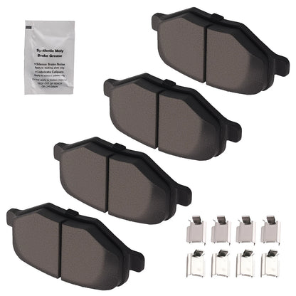 Set of 4 Rear Ceramic Brake Pads for Lincoln MKX MKT MKS (2009–2016) D1377 P-1377